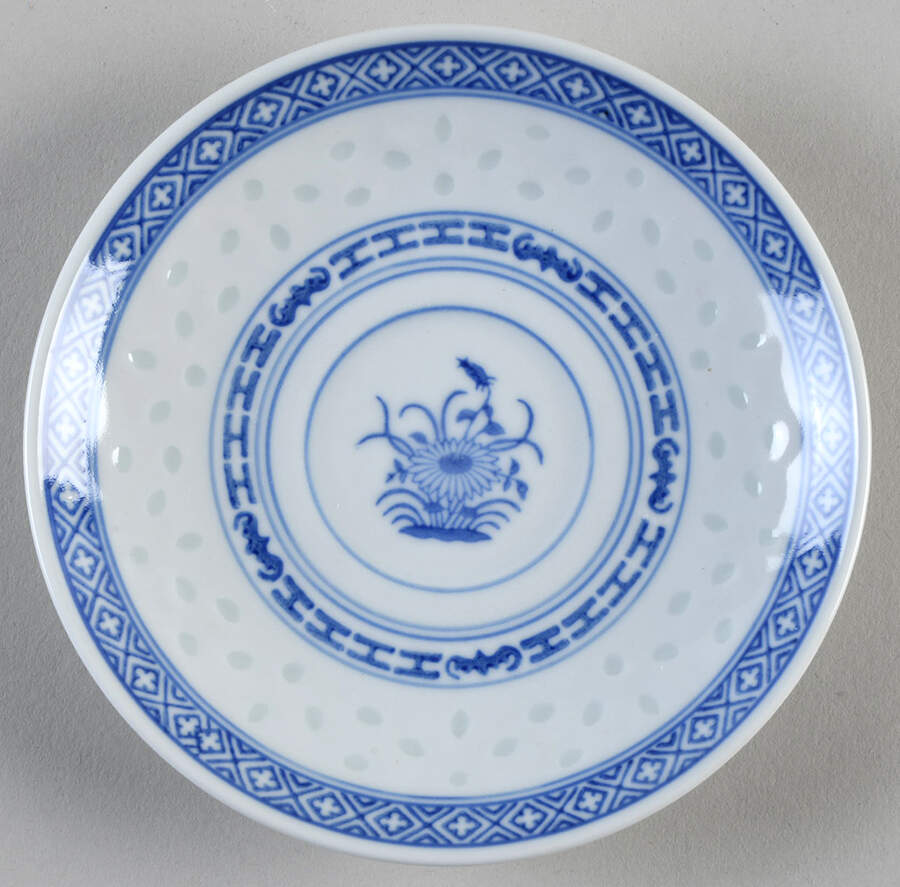 Rice Flower Saucer for Flat Cup by Tienshan-1