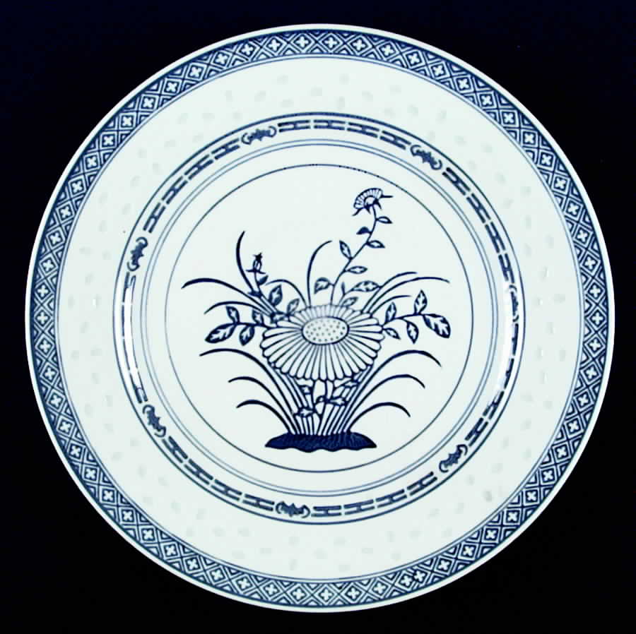 Rice Flower Dinner Plate by Tienshan-1