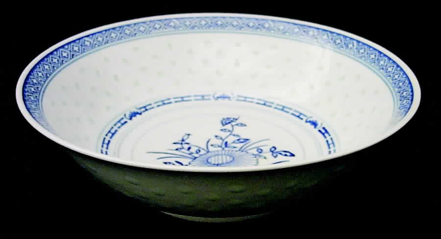 Rice Flower 8" Round Vegetable Bowl by Tienshan-1