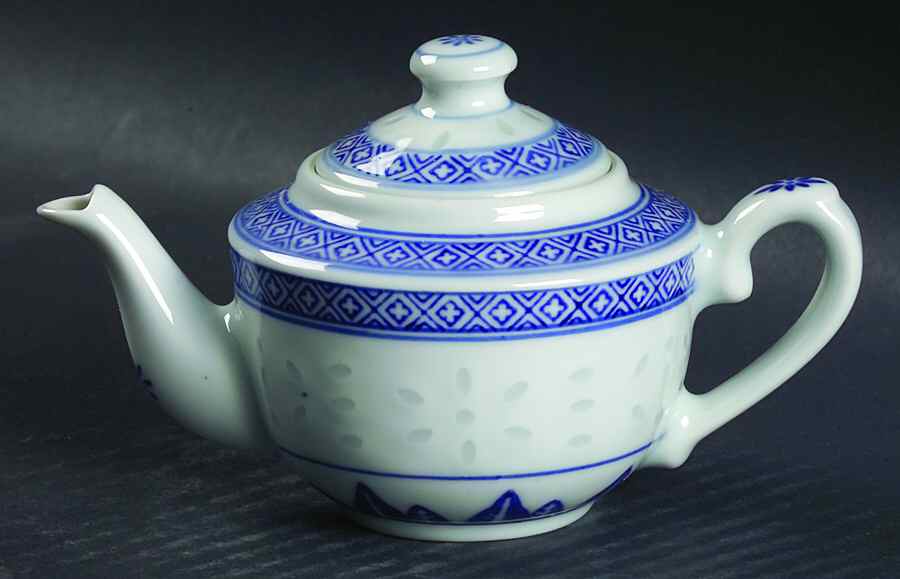 Rice Flower Individual Teapot & Lid by Tienshan-1