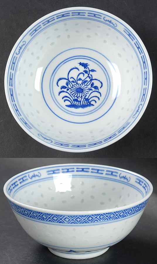 Rice Flower Coupe Cereal Bowl by Tienshan-1
