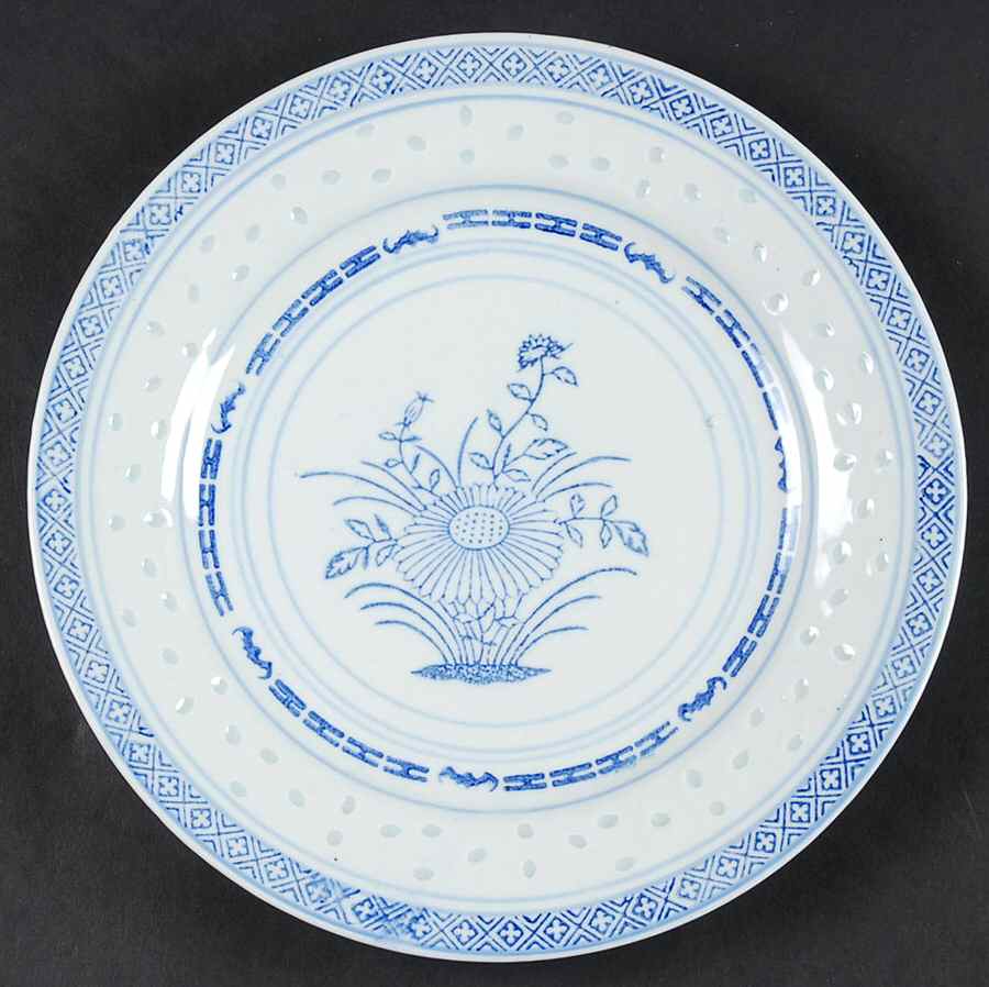 Rice Flower Luncheon Plate by Tienshan-1