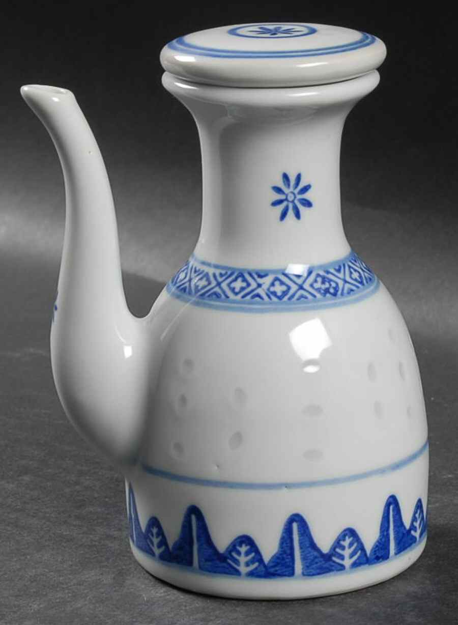 Rice Flower Hot Water Jug & Lid by Tienshan-1