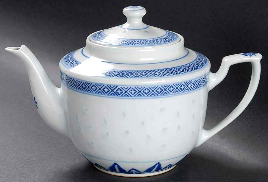 Rice Flower Teapot & Lid by Tienshan-1