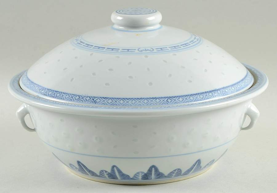 Rice Flower Round Covered Vegetable by Tienshan-1