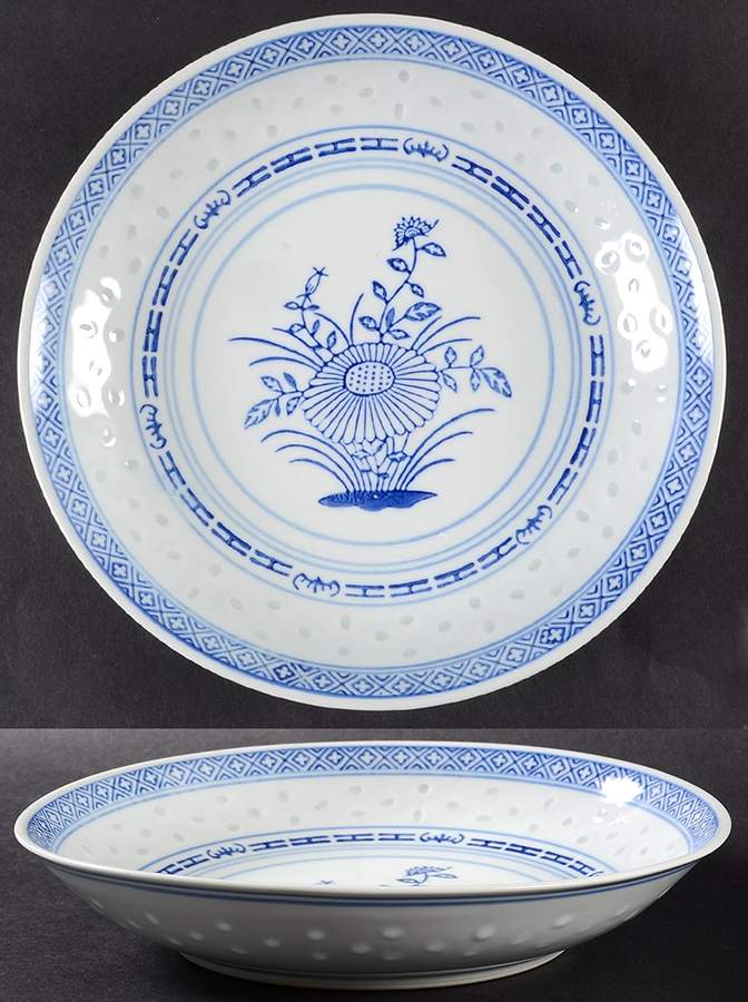 Rice Flower Coupe Soup Bowl by Tienshan-1