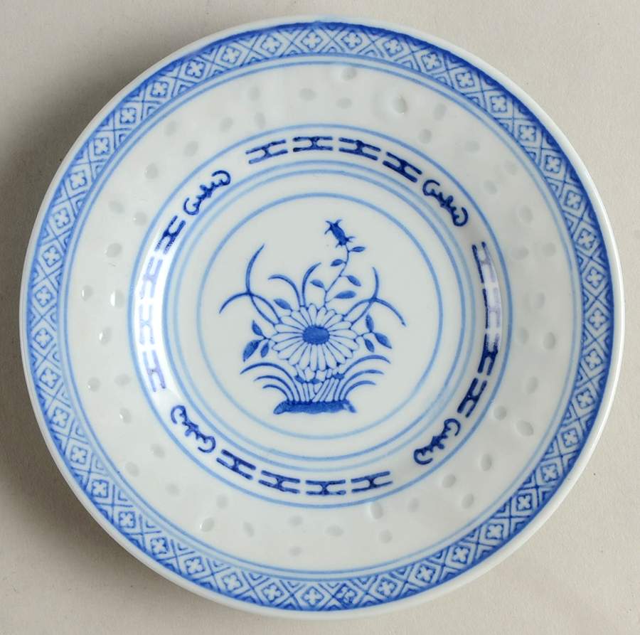 Rice Flower Bread & Butter Plate by Tienshan-1