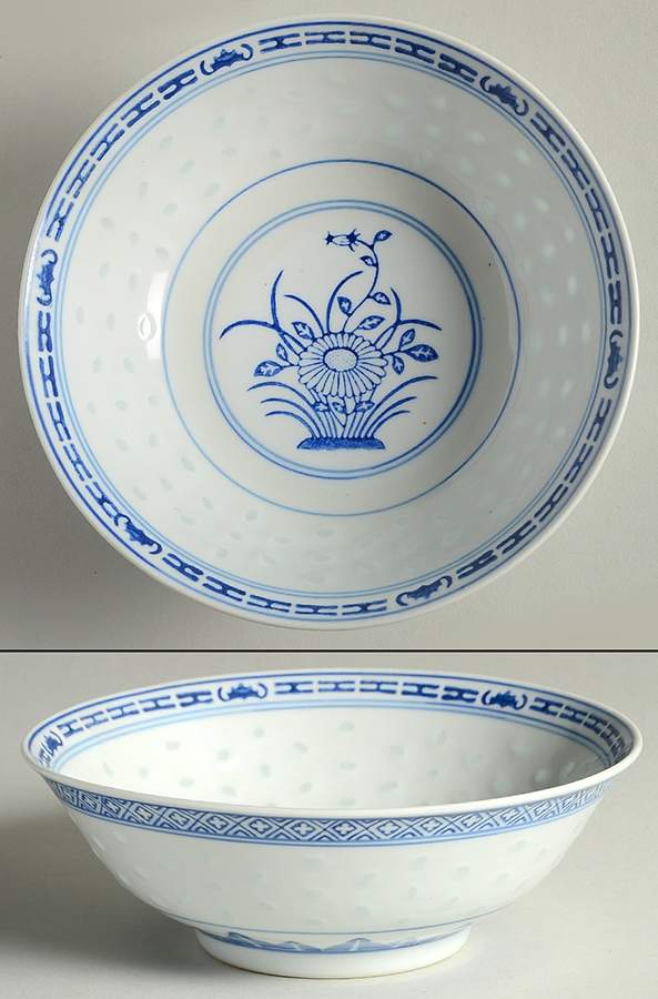 Rice Flower Coupe Soup Bowl by Tienshan-1