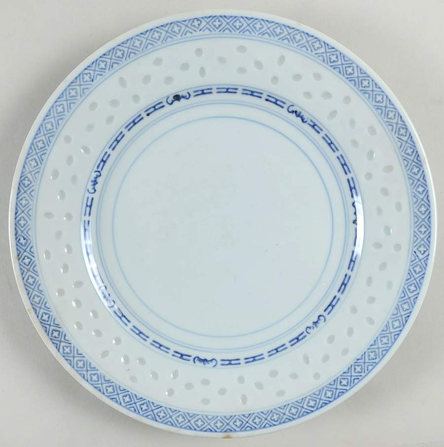 Rice Flower Dinner Plate by Tienshan-1