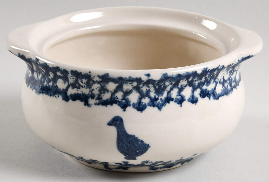 Sponge Blue (Animals or Hearts) Individual Casserole No Lid by Tienshan-1