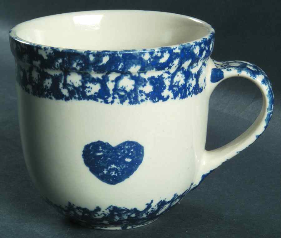 Sponge Blue (Animals or Hearts) Mug by Tienshan-1
