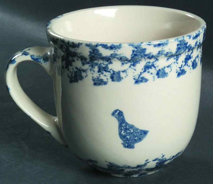 Sponge Blue (Animals or Hearts) Mug by Tienshan-1