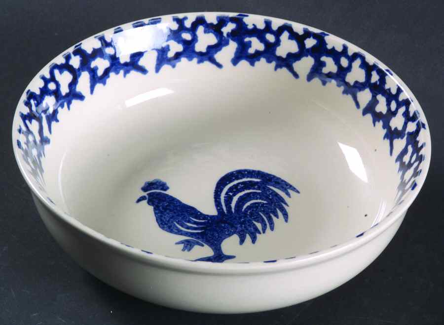 Sponge Blue (Animals or Hearts) Coupe Cereal Bowl by Tienshan-1