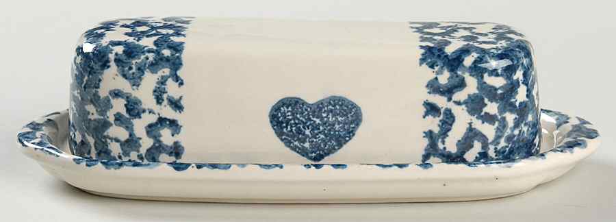Sponge Blue (Animals or Hearts) 1/4 Lb Covered Butter by Tienshan-1