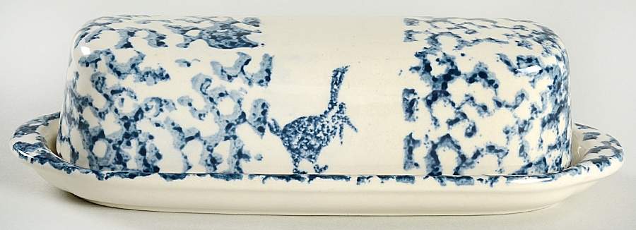 Sponge Blue (Animals or Hearts) 1/4 Lb Covered Butter by Tienshan-1