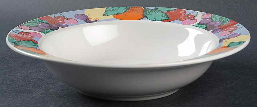 Still Life Rim Soup Bowl by Tienshan-1
