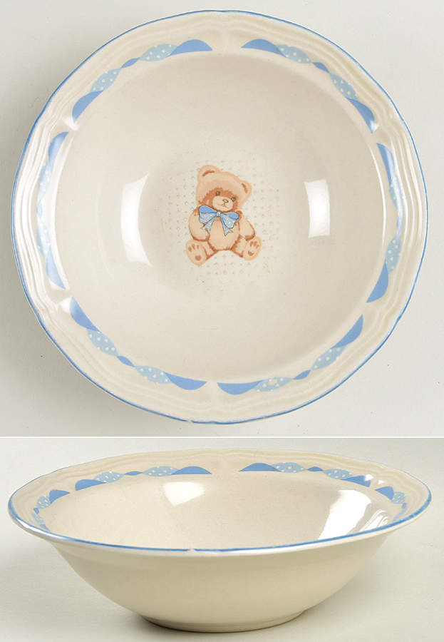 Theodore Bear Coupe Cereal Bowl by Tienshan-1