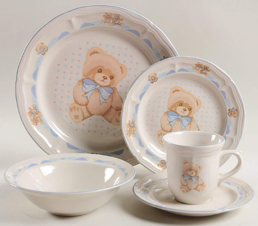 Theodore Bear 5 Piece Place Setting by Tienshan-1