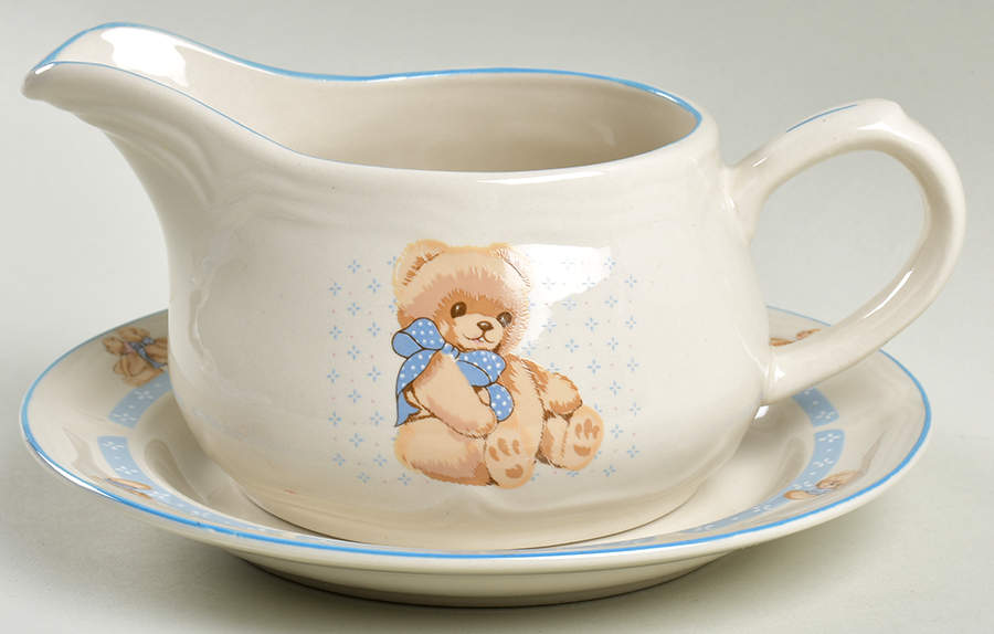 Country Bear Gravy Boat & Underplate by Tienshan-1