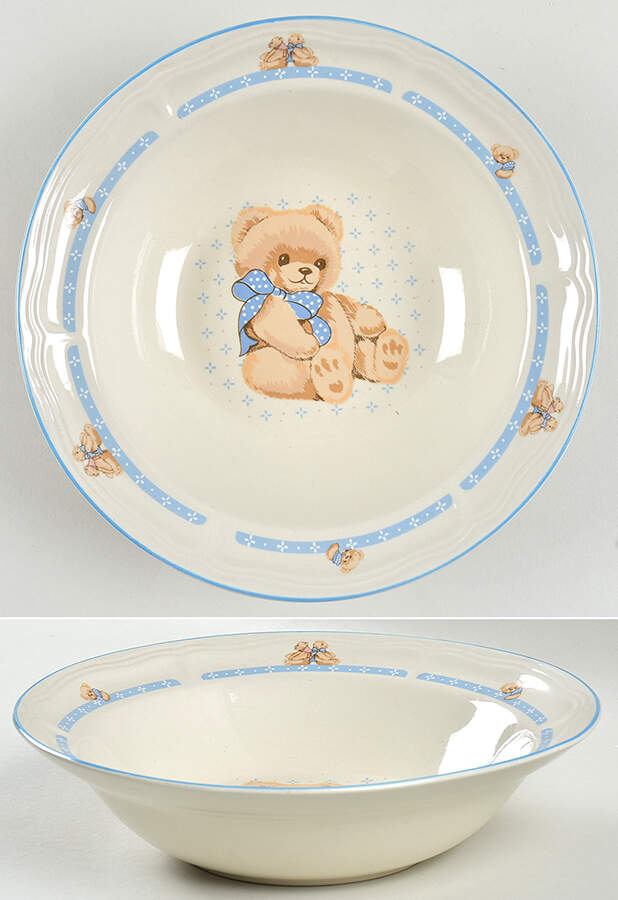 Country Bear 9" Round Vegetable Bowl by Tienshan-1