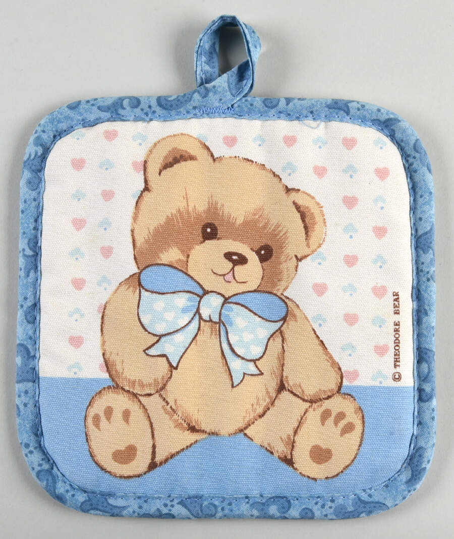 Theodore Bear Cloth Potholder by Tienshan-1
