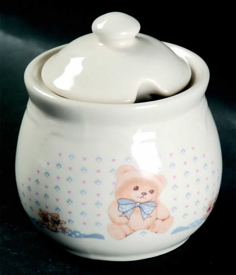 Theodore Bear Sugar Bowl & Lid by Tienshan-1