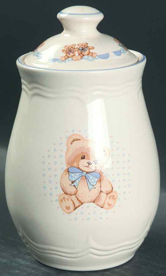 Theodore Bear Small Canister & Lid by Tienshan-1