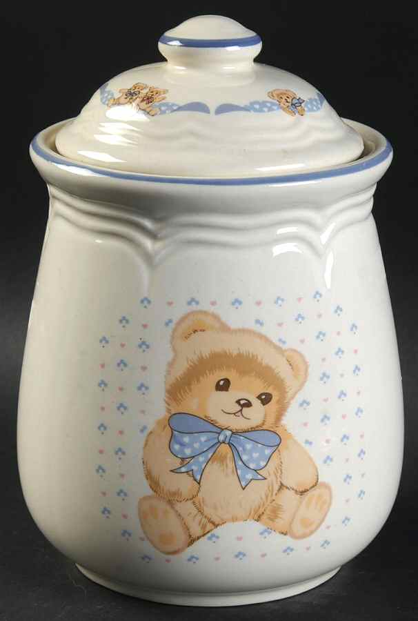Theodore Bear 5" Storage Jar & Lid by Tienshan-1