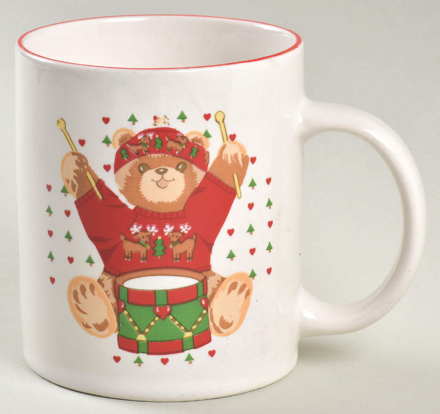 Theodore Bear's Christmas Mug by Tienshan-1