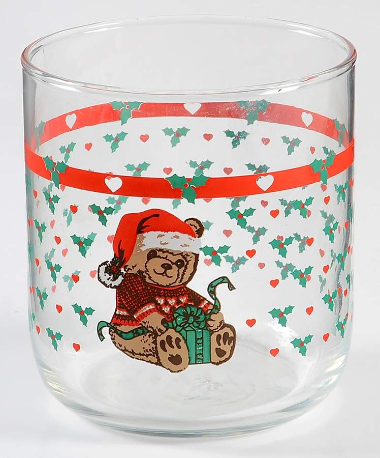 Theodore Bear's Christmas 8 Oz Glassware Old Fashioned by Tienshan-1