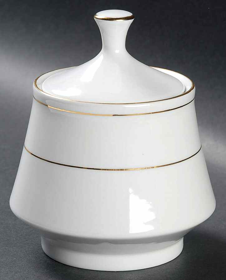 Classic Gold Sugar Bowl & Lid by Tienshan-1