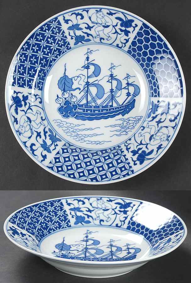Trade Winds Rim Soup Bowl by Tienshan-1