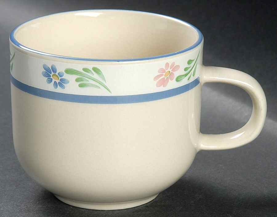 Wild Flowers Flat Cup by Tienshan-1