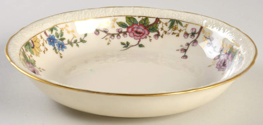 Primavera (Cream) Coupe Soup Bowl by R S Tillowitz-1