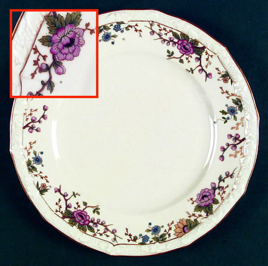 Primavera (Cream) Dinner Plate by R S Tillowitz-1
