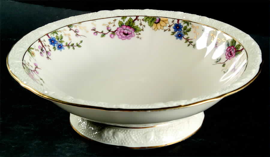 Primavera (Cream) 9" Round Vegetable Bowl by R S Tillowitz-1