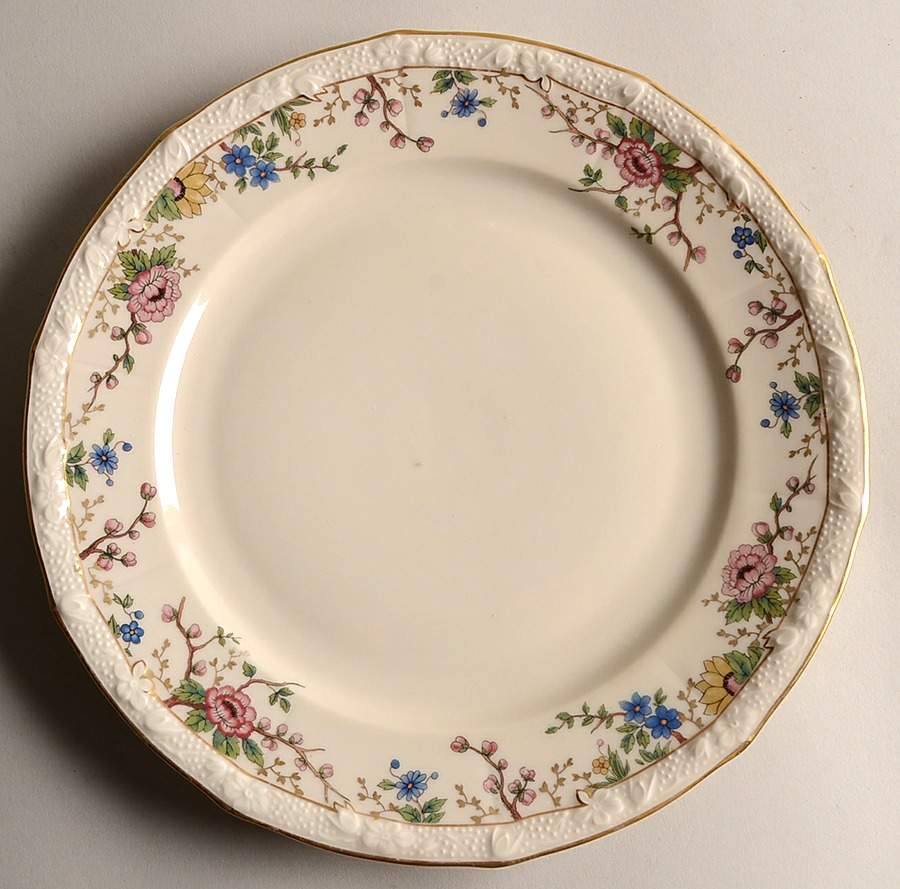 Primavera (Cream) Dinner Plate by R S Tillowitz-1