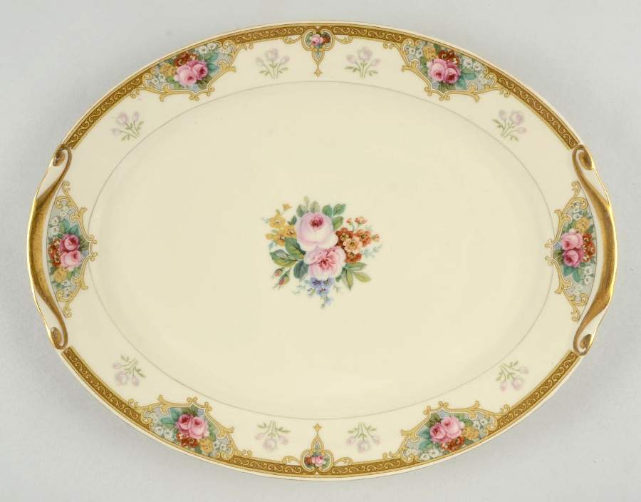 Rosalind 14" Oval Serving Platter by R S Tillowitz-1