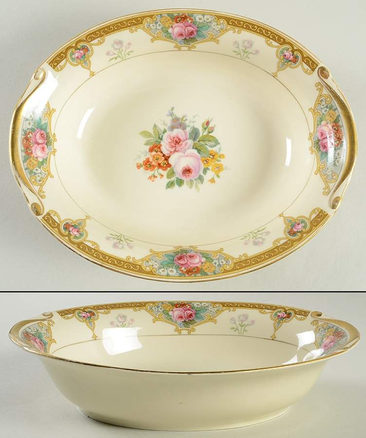 Rosalind 9" Oval Vegetable Bowl by R S Tillowitz-1