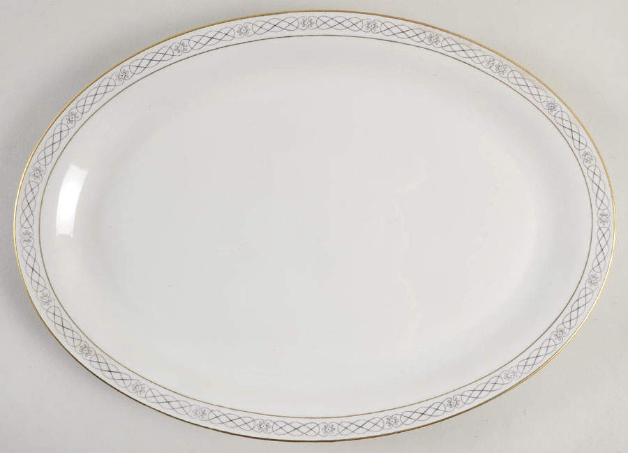 2508 13" Oval Serving Platter by Tirschenreuth-1