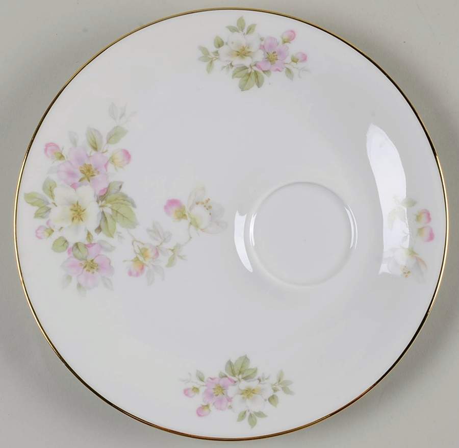 Apple Blossom (White Background) Snack Plate by Tirschenreuth-1