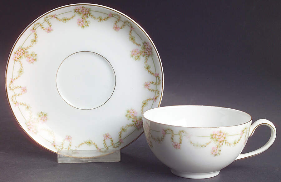 Arbutus Flat Cup & Saucer Set by Tirschenreuth-1