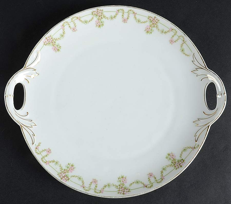 Arbutus Handled Cake Plate by Tirschenreuth-1