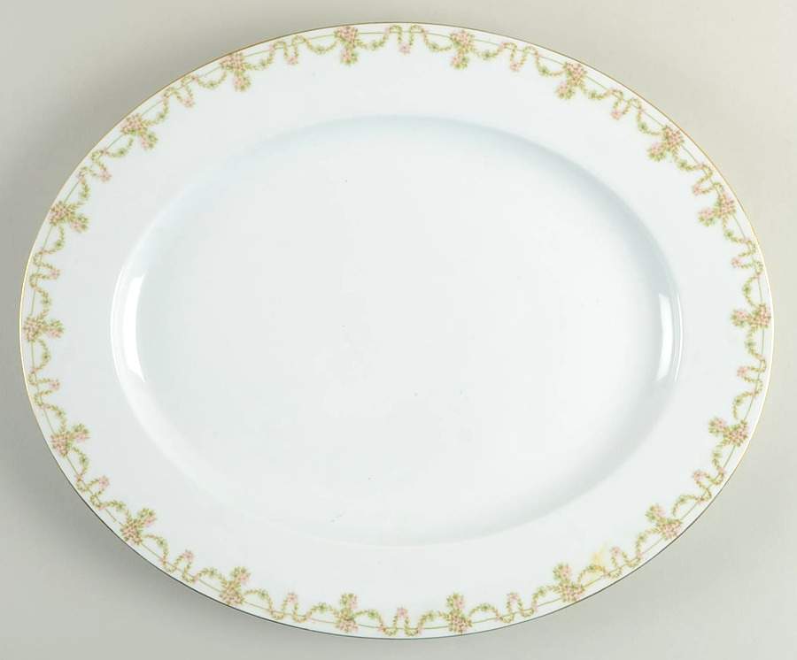 Arbutus 17" Oval Serving Platter by Tirschenreuth-1