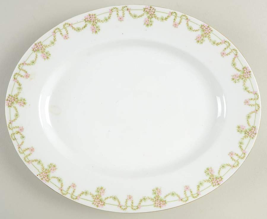 Arbutus 11" Oval Serving Platter by Tirschenreuth-1