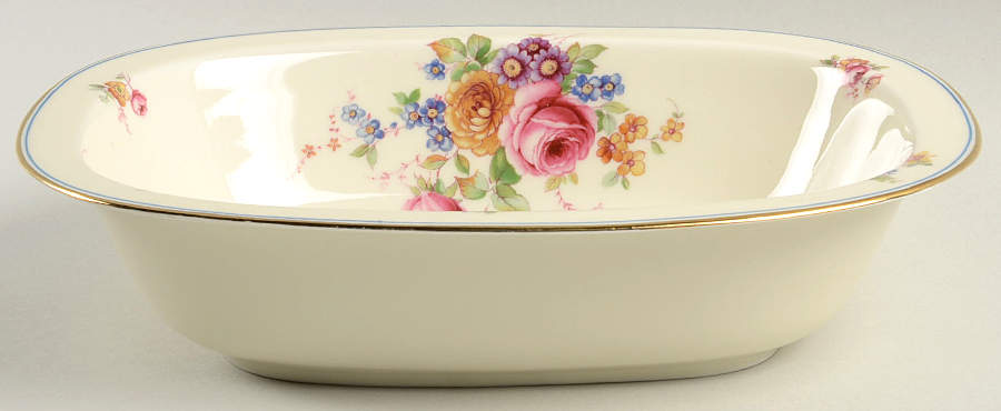 The Ascot 9" Oval Vegetable Bowl by Tirschenreuth-1