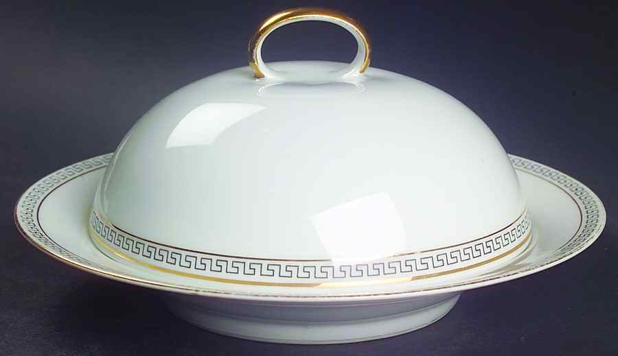 Athens Round Covered Butter by Tirschenreuth-1