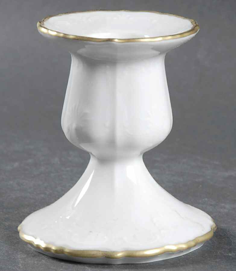 Baronesse Gold Single Light Candlestick by Tirschenreuth-1