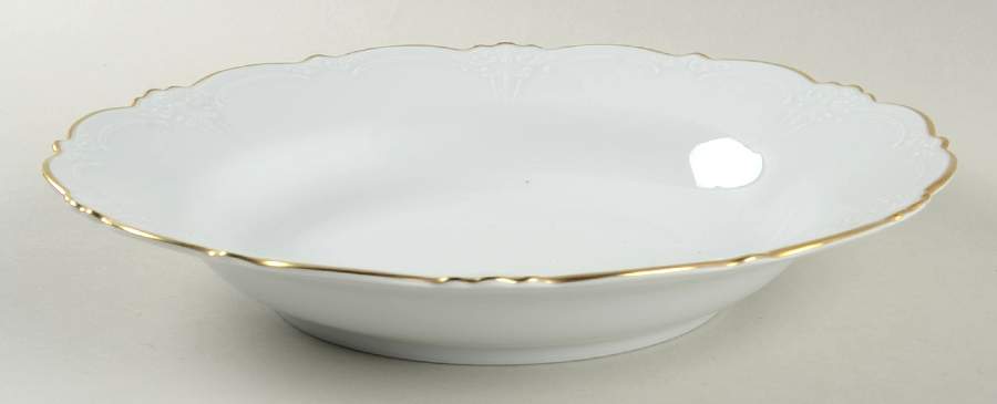 Baronesse Gold Large Rim Soup Bowl by Tirschenreuth-1