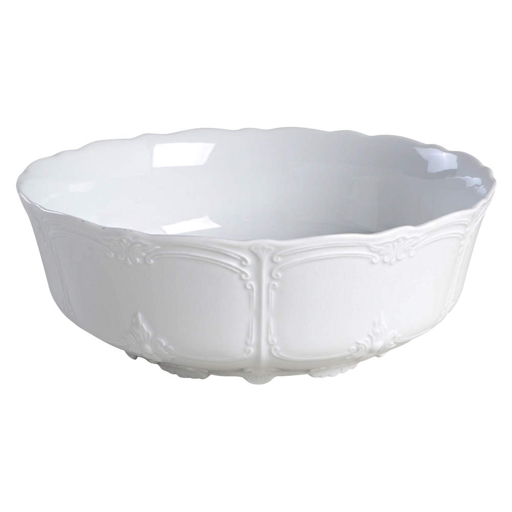 Baronesse White 9" Salad Serving Bowl by Tirschenreuth-1